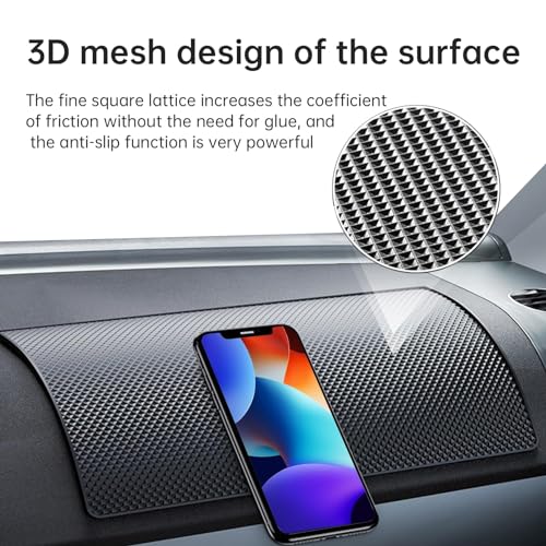 Antislipmat voor autodashboard en mobiele telefoon - PVC, milieuvriendelijk materiaal - 1 stuk 4