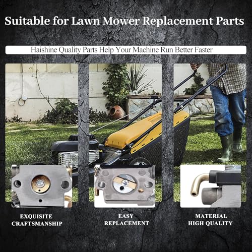 Carburator Kit voor Husqvarna 122LD, 122C, 122LDX en 122LK Grass Trimmer, Carburator met vonkplug, brandstofslang, brandstoffilter, vervanging 574386701 581734301 4