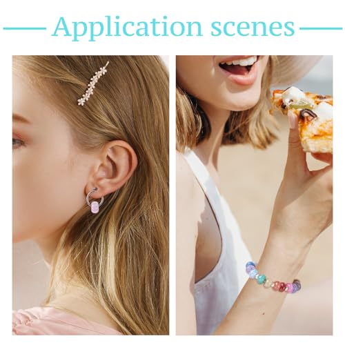 100st 14mm Acrylscheur Kralen Rondelle Europese kralen Grote Hole Losse Spacer Kralen voor DIY armband ketting sieraden maken 4