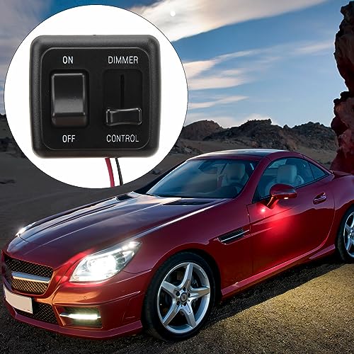 Rocker Switch 12V DC LED Halogen Light Bulb RV Car Truck Strip Dimmer Control Top voor diverse voertuigen