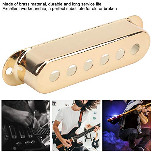 3 stuks Guitar Single Pickup Cover, Brass Single Coil Pickup Cover 48mm / 50mm / 52mm Stratocaster Afhaalhoesjes voor ST SQ elektrische gitaar 3