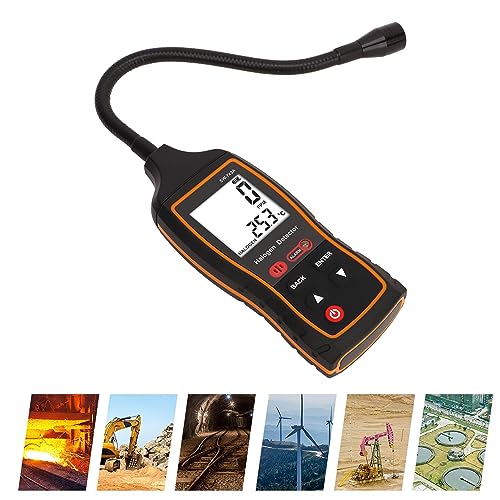 Airconditioning Leak Detector, Leak Detector Halogen Refrigerant Tester 0 tot 1000PPM Geluid Licht Vibratie Alarm, Gas Detectoren en Alarmen