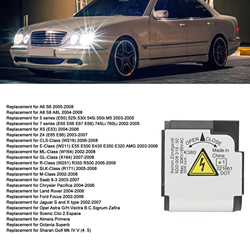 D2S D2R Xenon HID-ontsteking Koplampstarter 5DD008319-50 Xenon Koplampontsteking voor CLS-klasse E-klasse ML-klasse GL-klasse R-klasse