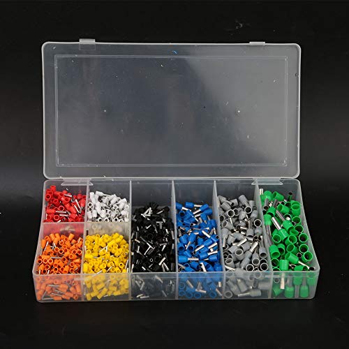 1200Pcs doos voorgeïnsoleerde Ferrule Crimp Tube Terminal Draad Connector