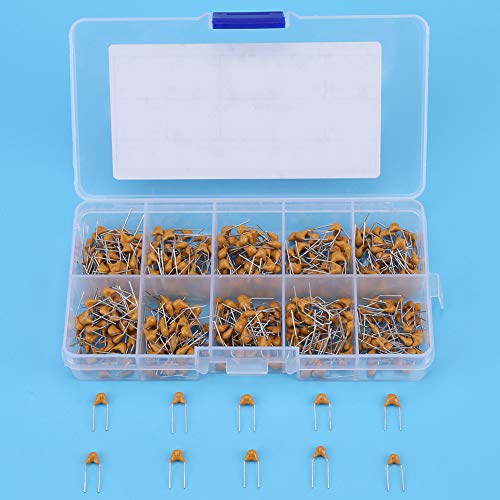 500 stuks Assorted Tantalum Capacitors - 10 waarden Electrolytic Capacitor Kit for Electronics Projects and Repair, for DIY and Professional Use 4