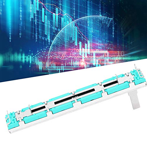 5 st Dia Potentiometer B10K Dubbel kanaal Straight schuifmixer Fader voor meerdere doeleinden B10K Potentiometers met twee kanalen Straight Slide Potentiometer 5