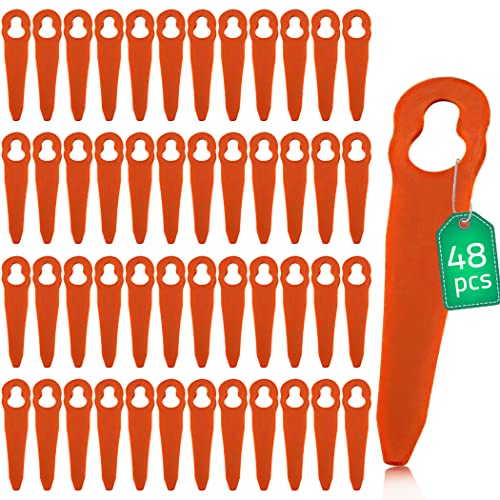 48 st Plastic Cutters Blades Vervanging voor Stihl PolyCut 2-2 4008 007 1000 Grassnijgereedschappen voor grasmaaiers