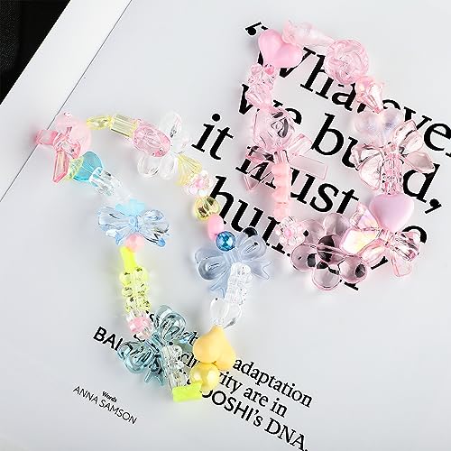 120 ~ 150 st. Kralen Diverse Acryl kralen Kleurrijke Acryl kralen armband kralen voor sieraden het maken van hart vlinder leuke ronde kralen voor DIY armbanden sieraden 3