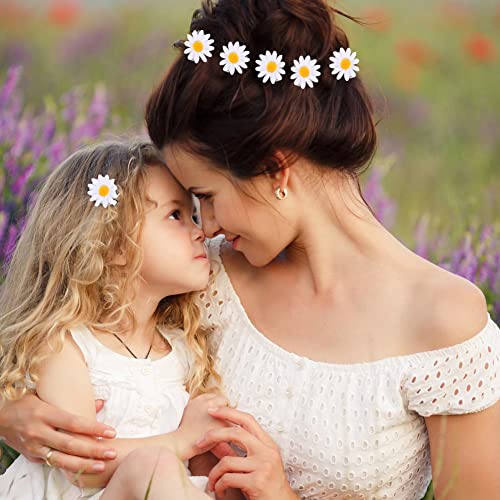 Bruiloft Madeliefjes Hair Clips voor bruidsmeisjes, Pack van 10, edelstenen gratis, metaal, zonder edelstenen 5