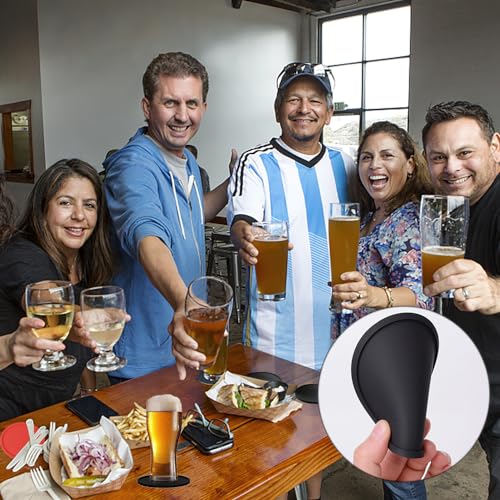 16 Stuks Siliconen Drinkonderzetters, Ronde Mokken Onderzetters Non-Slip Wasbare Cup Matten Onderzetters Pads Heat Resistant Cup Mat voor thuis Bar Office Koffie Beer Tea Mug 5