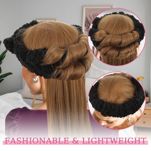 Heatless Curls Band met 1 haarspeld, 160cm Curlers Overnachting Krullen zonder warmte Curlers voor lang en kort haar, Heatless Curl Set voor lang en gemiddeld haar () 4