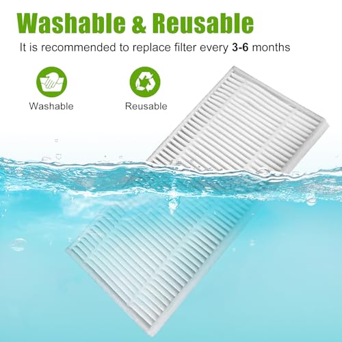10Pcs Hepa Filter voor Lefant M2 M210 M210S M210B M210P M213 M213S/ voor OKP-leven K2 K3 K3A K4 K5 Robotstofzuiger 4
