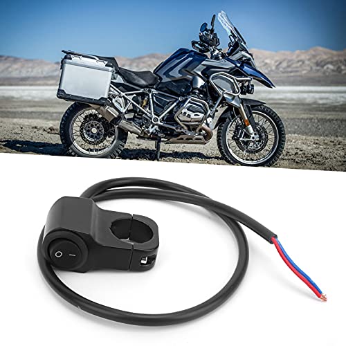 Handlebar Switch, 7/8in Handlebar Switch Headlight Fog Light On Off Knop Waterdicht voor 12V Motorfiets ATV Elektrische fietsen 3