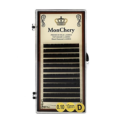 wimper uitbreiding natuurlijke zijde eiwit C Curl Valse wimpers Dense dikke make-up gereedschap Mix Tray (10mm)