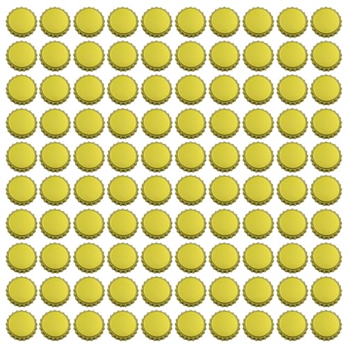 Sea Crown Caps, Bier Bottle Caps, 100 st Ideaal voor Home Brewing, Quality Metal Bottle Caps, Lange levensduur, Gebruikt met Bottle Cap / Hammer Cap voor Bier Brewing