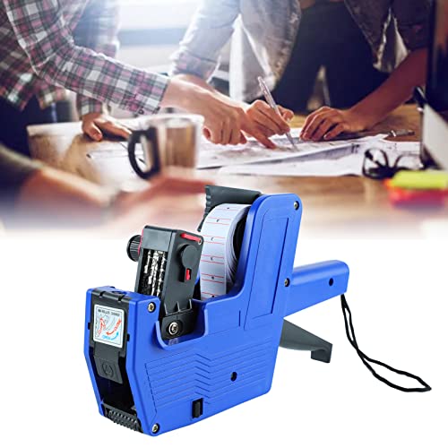 8 digits Price Label Maker, Herbruikbare prijs Numeriek Tag Maker met 3 Rolls Label Paper & 3 inkt Wiel voor Office, Retail Shop 5