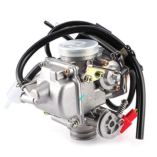 ATV Carb, 24mm/0.9inch Carburator Carb Accessoire Carburator Vervanging Geschikt voor 4-takt GY6 PD24J ATV Scooters 3