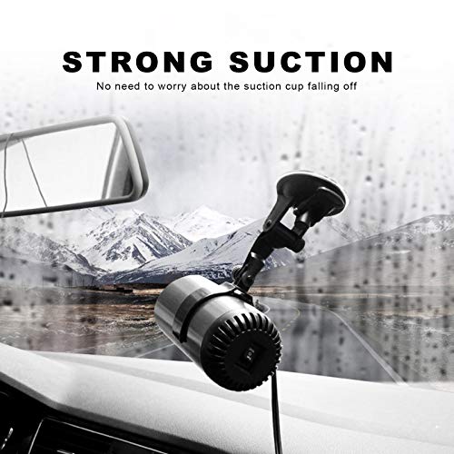 12V 150W snelle verwarming autoverwarmer, Mini Anion luchtzuiveraar Sigarettenaansteker voorruit Defrost Heater & koelventilator met Zuigbeker en racket 3