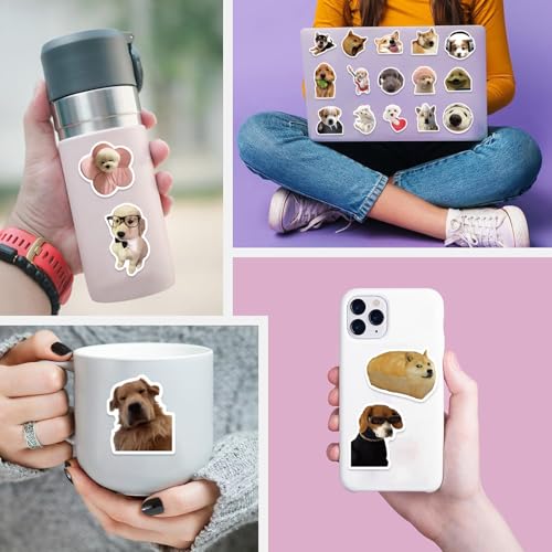 Kat en hond Sticker Set van 200 Kat en Honden Vinyl Sticker Set Auto Motorfiets Fiets Skateboard Snowboard Bagage Laptop Koffer Helm Motorfiets Computer