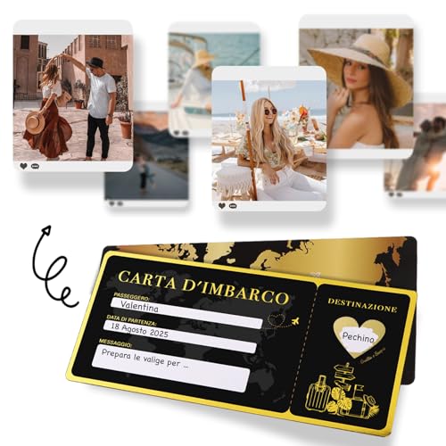 Set van 2 instappassen, Aanpasbaar in het Italiaans, met Envelop 5