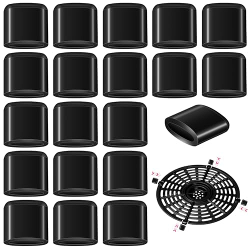 20 st Rubber Anti-Scratch Beschermhoesjes, Air Fryer Cover Plate Rubber Voeten, 0.8 cm Tip Siliconen Air Fryer Rubber Bumpers Lucht Fryer Vervanging Delen Beschermhoesjes voor