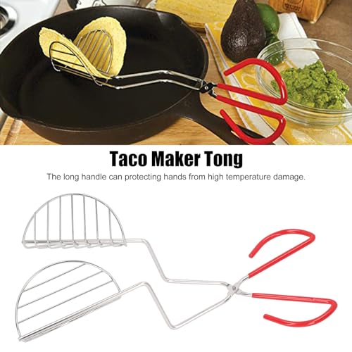 Taco Shell Tong Taco Maker Tong Taco Press Tong Taco Fryer Tong Taco Shell Holder Shell Rack Shell Maker voor keuken koken 4