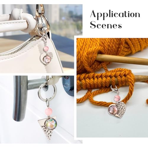 20st 304 Roestvrij Steel Blanco Bezel Bedels Trays Hangers Dome Cabochons setting bloem hart Dangle met kreeft klemmen voor sleutelhangers sieraden maken 4
