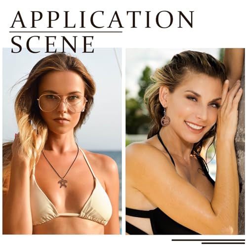 Set van 24 Houten Turtle oorbellen Houten hangers Sea Turtle oorbellen Charms voor Boho Oorbellen DIY Sieraden maken 24st 5