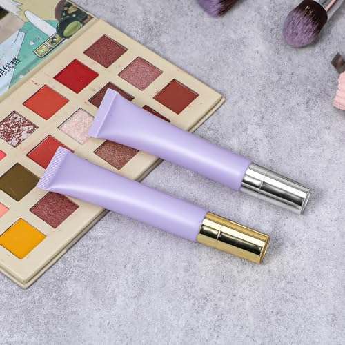 Lege Eye Cream Squeeze Tubes, 2 st Leeg Essentieel Olie Knijpen Tubes Navulbare Lege Tubes Knijpen Flessen Cosmetics Make-up Reis Toiletartikelen 5