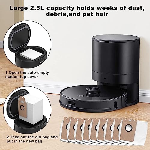 9 Pack lekvrije speciale grote capaciteit stofzakken voor Proscenic M7 Pro M7 Max Stofzuiger accessoire