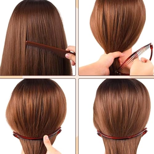 3 Stukjes bananen Haarklemmen Retro-banaan Vintage Grote banaan Kleurrijke Ponytail Haarclips Haarclips (zwart, bruin, wit) 4