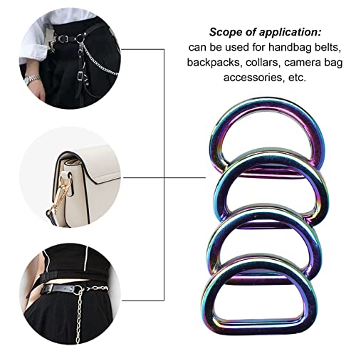 10 st D ringen, Zinklegering Betrouwbare Horseshoe Shape D ringen, Multifunctioneel Niet-gelaste D-vorm Buckle Clips D-ring voor DIY Crafts(5#) 3