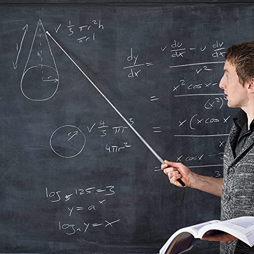 Sea 2pcs Teacher Telescopische Pointer Uitbreidbare Stick Telescopisch Pen 20-100cm met Hand Lanyard voor Class Meeting Room 5