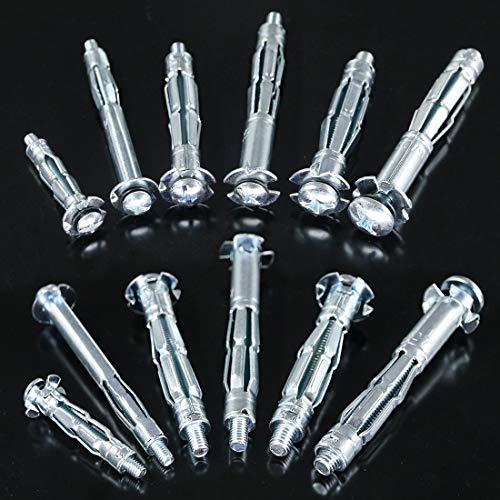 M5 x 71 zware metalen gegalvaniseerd Steel Molly Bolt (Pack of 5) Hollow Drive Wall Anker Schroeven set voor gipsplaten M5x71 4