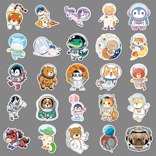 NASA Space Stickers voor tieners en volwassenen, 50 stuks, Science Fiction Universe, Vinyl Sticker Set, Auto, Motorfiets, Fiets, Skateboard, Snowboard, Bagage, Laptop, Koffer, Helm, Motorfiets 5