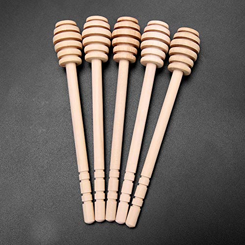 24st Houten Honing Dipper Stick Jam Siroop Drizzler Stirring Rod Keuken Gadgets (16cm) 5