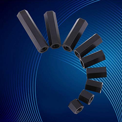 100 st PA66 M3 Vrouw x M3 Vrouwelijke Hex Threaded Spacer Standoff Spacer Pillar Spacer Hex Spacer Nut(M3*18) 5