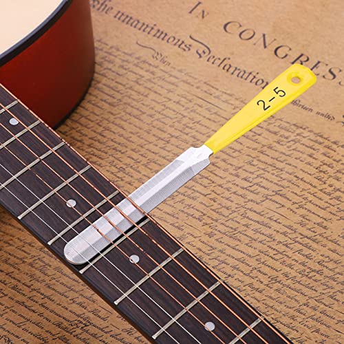Guitar Nut File, 3PCS Guitar Nut File Nail Puller Repair Tool voor Bass Mandoline Banjo Ukulele 5