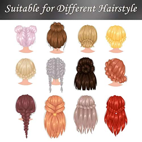 8 stuks bananen Haarklemmen Kit, Portable Clinker Combs, Large Vintage Banana Clips Comb Tool, Double Comb Clips Set Inclusief 4 verschillende stijlen, Totaal 8 stuks (Assorted Color) 3