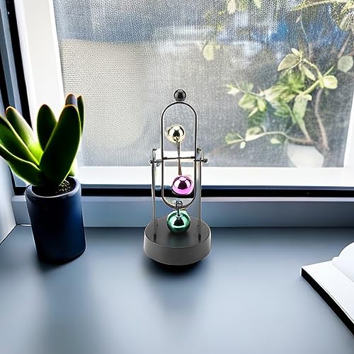 Perpetual Motion Swinging Kinetic Art Electronic Shake Wiggle Device Swinging Balance Ballen Fysica Science Bureau Speelgoed Decoratie 5