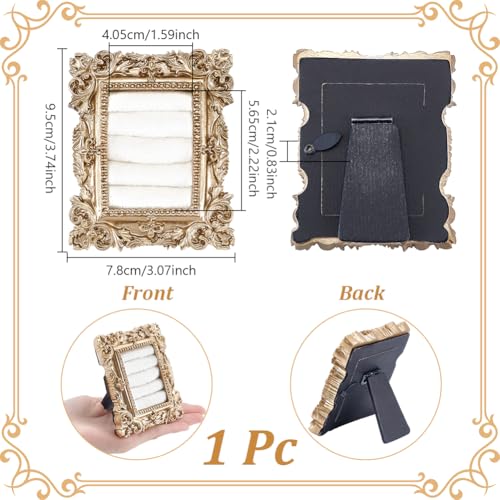 Vintage Ring houder, Juwelen Ring Tentoonstelling Stand Frame Oorbellen Tentoonstelling Tablet sieraden houder Tray Showcase voor fotografie Props bruiloft decoratie handel