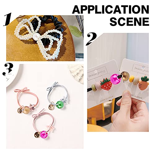 Ongeveer 150 st Parel kralen, 15 Kleuren ABS Plastic imitatie ronde grote gat kralen los spacer kralen voor doe-het-zelvers ketting armbanden sieraden maken, gat: 5mm 5