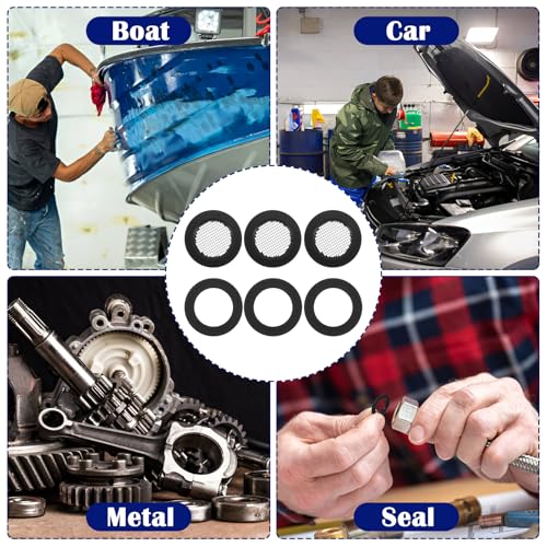 40 st Douchekop Filter pakking, 3/4" Universele rubberen ringen en roestvrij staal Mesh, 20 rubberen ringen Loodgieters en 20 O-Ring roestvrij staal waterslang pakking voor Faucet slang sealing ring 5