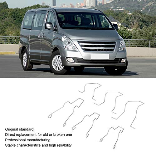 Koplamp bevestigen clip, 5ZHSFULLKIT 6PCS Staal Koplamp Dip Dip Bulb Behoud Spring Clip Beam Hoofdlamp Klem voor H1 H3 H4 H7 Vervanging