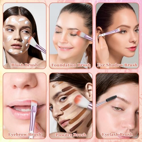 15 stukken borstel set make-up borstel Set Professional Foundation Glitter Powder Brush Powder Eye Shadow Concealer Highlight Beauty for Women Foundation Blushes 3