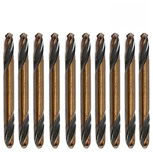 10PCS HSS Dubbele Ended Drill Straight Shank Twist Bits Set Drill Bits roestvrij staal gereedschap voor metalen koolstofstaal werken