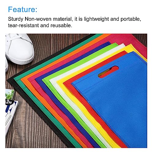 Niet geweven tote tassen Herbruikbare Goodie Treat Bag met handgrepen voor winkelen bruiloft spar 5