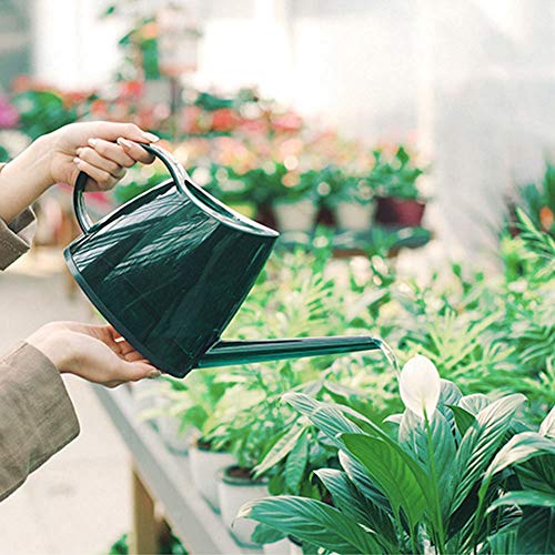 Emsa Besproeiing kan 1,5L Oranje besproeiing kan 1,2L lange uitstrooibare besproeiing kan modieuze onoverdekte tuin Bloem Sprinkler lange uitspuug Candy gekleurde besproeiing blik (groen) 4