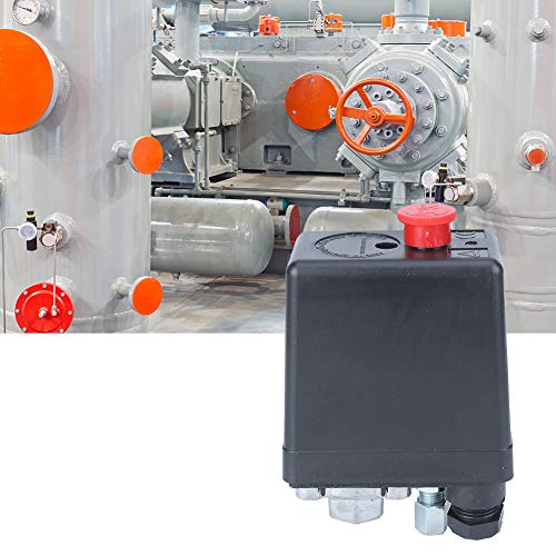 G1/4"Einloch-Luftkompressor-Druckschalter-Steuerventil 0,5-1.2 MPa (72,5~175 psi) 220 V. Ersatz Zubehörteil 5