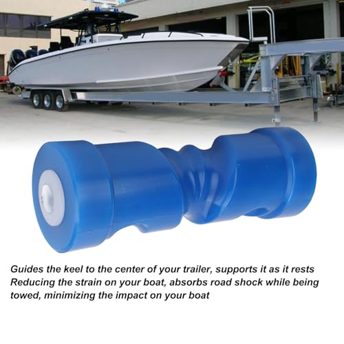 Self Centering Keel Boat Trailer Roller Bow Stop voor 5/8 Inch Axle, Self Centering Keel Roller Bow Stop voor boot Trailer Yachts 3